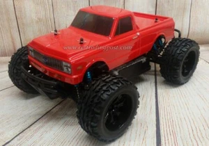 Monster Truck Chevy C10 EPX 1972 4X4 RTR 1/10 RC 30+ MPH pintado a medida - Imagen 1 de 6