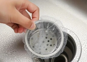 10pcs Disposable Kitchen Sink Strainer Bags, Easy To Clean - Picture 1 of 6