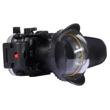 67 mm Optical Fisheye Lens Shade Wide Angle Dome Port Lens Underwater Housings 