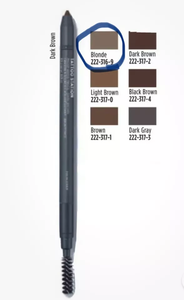 AVON~THE FACE SHOP~TATTOO STATION PROOF BROW CRAYON~WATERPROOF~ BLONDE - Image 1 of 1