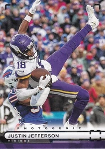2022 Panini Chronicles Photogenic #PH-22 - Justin Jefferson - Vikings - Bild 1 von 2