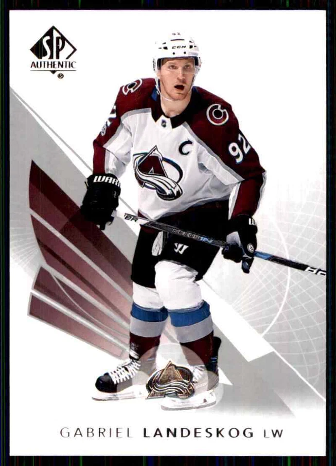 2017-18 Upper Deck SP Authentic Gabriel Landeskog #48 - Image 1 of 2