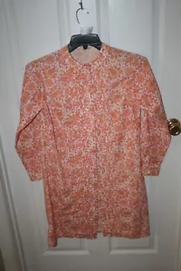 Vintage Button Front Dress from Grants in 1968 size 9-10 - Picture 1 of 3