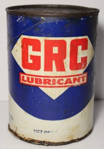 1960s Old Vintage GRC Gurley Oil Can Quart Oil Can Memphis Tennessee Oil Can USA - Picture 1 of 15