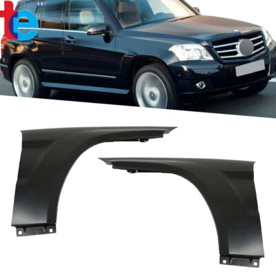 前挡泥板左 + 右对适用于 2010 - 2015 梅赛德斯奔驰 GLK350 GLK250 钢 — 第 1/4 张图片