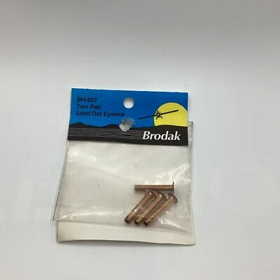 Vintage NOS Brodak BH-607 Two Pair Lead Out Eyelets - Image 1 of 4