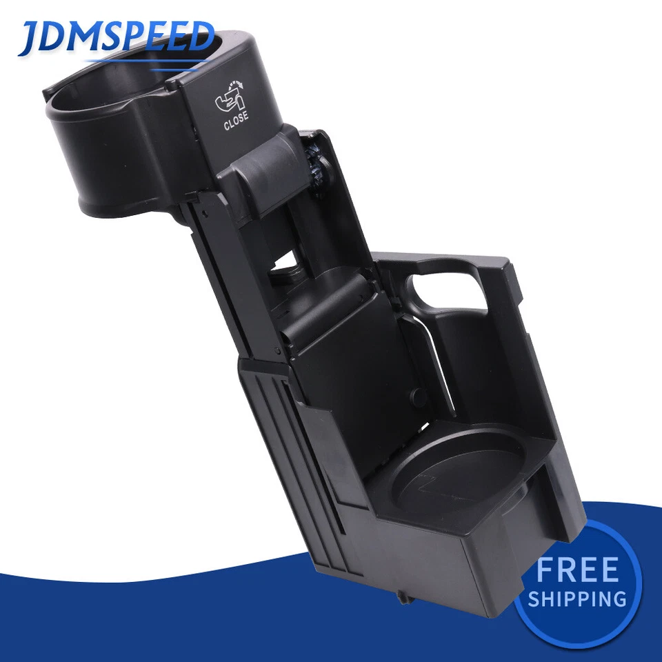 Portavasos retráctil negro para Mercedes-Benz Clase E E320 E500 E350 Foto 1 de 4