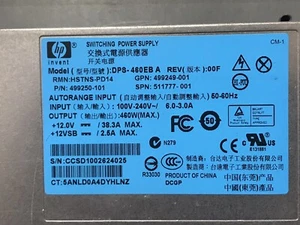 HP 460W Hot Plug Power Supply 599381-001 593188-B21 HSTNS-PD23B DPS-460FB B - Picture 1 of 2