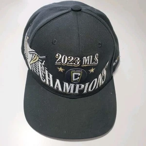 Columbus Crew Hat Cap Snapback Black Mitchell & Ness Cup 2023 MLS Champions NWT - Picture 1 of 9