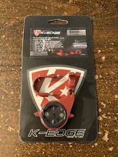 K-Edge Garmin Time Trial Triathlon Alloy Computer Mount, Red for 22 mm Aero Bar