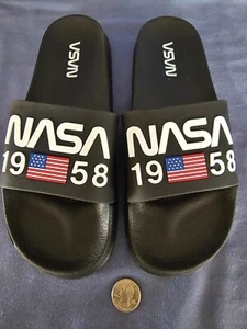 IFARADAY Sandalo Slides NASA Donna 8/ Uomo 6 Nero - Foto 1 di 7