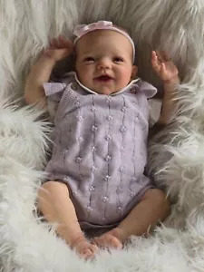 Realisitc Baby Doll Girl 20in Reborn Baby Dolls Full Body Silicone Vinyl Newborn - Picture 1 of 4