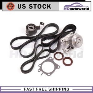 Engine Water Pump with Gasket Timing Belt Kit 2002-2007 For Mitsubishi Lancer - Foto 1 di 6