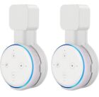 Sintron 2X Wall Mount Holder White for Echo Dot 3, Smart Home Outlet Wall Mount 