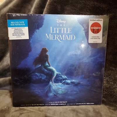 The Little Mermaid Soundtrack Target Exclusive Limited Oceanic Blue Colored READ - Image 1 of 4