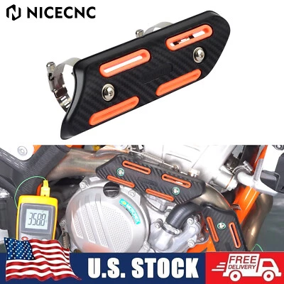 Head Pipe Heat Shield Cover Guard For KTM 250 350 450 500 SXF SMR EXCF EXC-F - Image 1 of 4