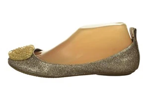 Betsey Johnson Sauceeyy Damenschuhe Größe 8 M goldfarben silber bronzefarben Ballerinas - Bild 1 von 6