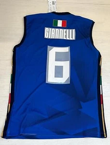 ERREA FIPAV 1st OLYMPIAD JERSEY 2024 GIANNELLI 6 ITALY VOLLEYBALL MEN - Picture 1 of 2