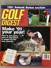 Golf Digest 1991 newsstand getting in golf shape  Nmt 