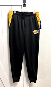 NEW WITH TAGS ULTRA GAME NBA LOS ANGELES LAKERS MEN'S BLACK JOGGERS LARGE - Picture 1 of 5