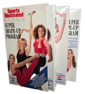 Sports Illustrated Super Shape Up Program (3) VHS Set 1989 - Fitness Program - Picture 1 of 4