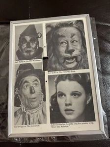 New Wizard Of Oz,tinman,cowardly lion,scarecrow & dorothy light switch cover - Picture 1 of 3