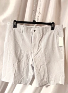 NUEVO Pantalones Cortos de Golf Callaway Para Hombre Talla 38 Azul Perla Estampado de Rejilla OPTI-DRI STRETCH - Imagen 1 de 9
