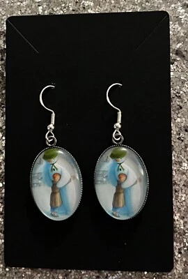 СЕРЕБРО 925 СНЕГОВИК СЕРЬГИ ЮВЕЛИРНЫЕ ИЗДЕЛИЯ ПРОГУЛКИ В ВОЗДУХЕ ПОДАРОК ДЛЯ НЕЕ УНИКАЛЬНЫЙ - Изображение 1 из 4