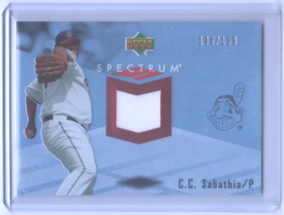 C.C. Sabathia 2007 Upper Deck Spectrum Jersey Card #SSW-CS 145/199 - Image 1 of 2