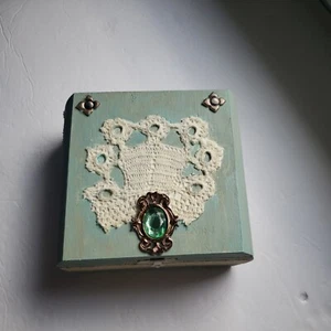 Boho Jewelry Storage Box Organize Collection Choose 1 Hand painted - Picture 1 of 8