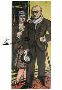 Kunstkarte: Max Beckmann - Doppelportrait von Quappi und mir - Picture 1 of 1