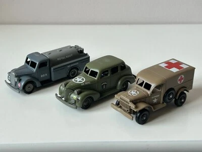 3 x Car D-Day 50th Anniversary Overlord USA Navy Model Diecast 1:60-1:72 Lledo - Image 1 of 4