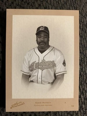 Donruss Studio Sepia 2005 blanco y negro/25 Eddie Murray #SP-69 HOF nítido raro Foto 1 de 4