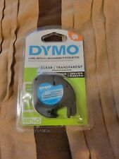 Dymo LetraTag Clear Plastic Label Maker Refill Cartridge 