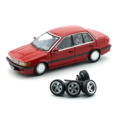 Литой автомобиль BM Creations 1988 Mitsubishi Lancer/GTI - красный - LHD 1:64 64B0278 - Изображение 1 из 4