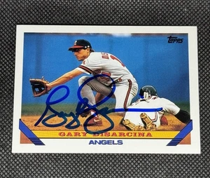Gary Disarcina California Angels 1993 Topps Signed Auto Card #157 ~ COA - Picture 1 of 3
