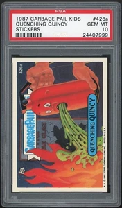 Topps Garbage Pail Kids 11th Series #426a Quenching Quincy PSA 10 GEM MINT Os11 - Picture 1 of 3