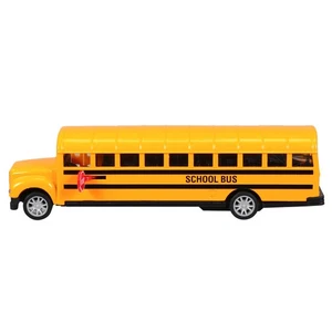 1 pieza modelo de autobús escolar juguete aleación tirar hacia atrás modelo autobús juguete (grande 1:24) - Imagen 1 de 12