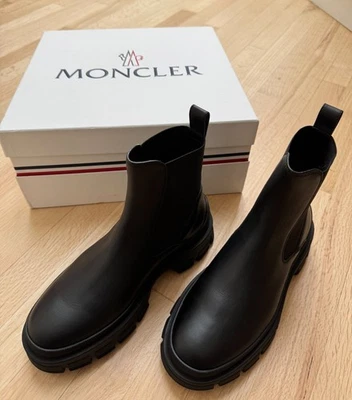 Moncler Hevea Chelsea Negro Botas de Lluvia Nuevas con Caja 7.5 38 $890 Foto 1 de 4