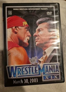 WWE WWF - WrestleMania XIX (2 DVD Set, 2003) Seattle, WA - Hogan VS McMahon HTF - Imagen 1 de 4