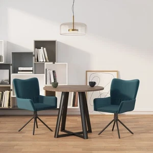2x Sillas de Comedor Giratorias Asiento Cocina Terciopelo Multicolor vidaXL - Imagen 1 de 98