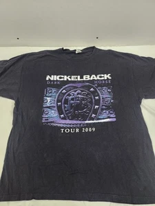 Nickelback Dark Horse Tour 2008 Rock Concert T-Shirt Mens XL Delta Pro Weight - Picture 1 of 7