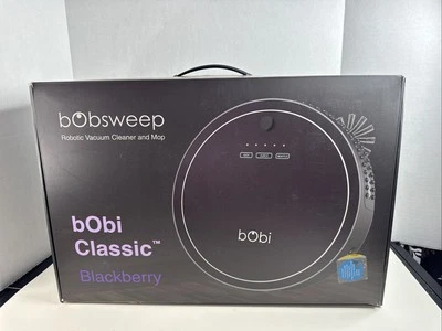 Robot aspirador clásico bObsweep bObi fregona negro acoplamiento automático recarga Foto 1 de 4
