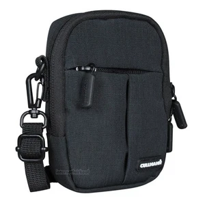 Borsa per fotocamera borsa a tracolla nera adatta per Nikon Coolpix W300 - Foto 1 di 5