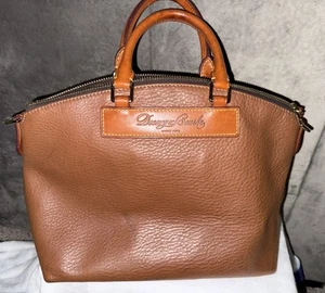 Cartera Juliette Dooney & Bourke De Colección Todo Clima Vachetta Tostada/Marrón Leer - Imagen 1 de 14