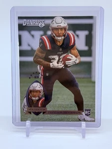 2025 Panini Donruss Football Treveyon Henderson #29 Retro 1995 Rookie RC Pats - Picture 1 of 4