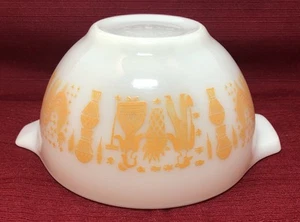 Pyrex Orange Pumpkin Amish Butterprint Mixing Bowl 441 - 1 1/2 Pt. - Picture 1 of 5