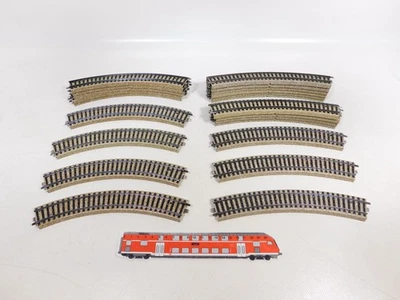 22x Märklin H0 AC Track Piece M Track curved 5200 5120 Very Good/Mint #EF617-3 - Image 1 of 4