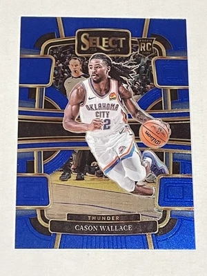 2023-24 Panini Select Basketball Blue #88 - Cason Wallace RC - OKC Thunder - Image 1 of 2