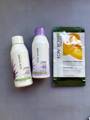 Biolage Hydra Source Shampoo and Conditioner Travel Purse TSA Size - Image 1 of 4